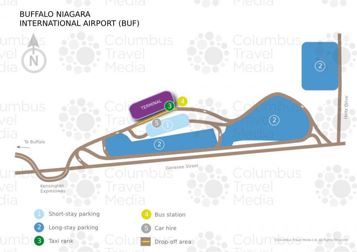 Mapa Buffalo Nijagarini međunarodni aerodrom