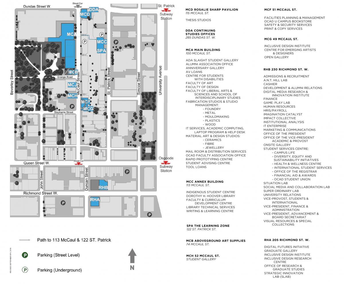 Mapa OCAD-Univerzitet Torontu