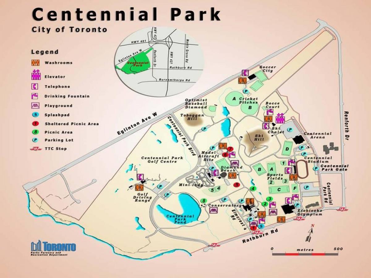 Karta za Stogodišnjicu Park Staklenik Torontu