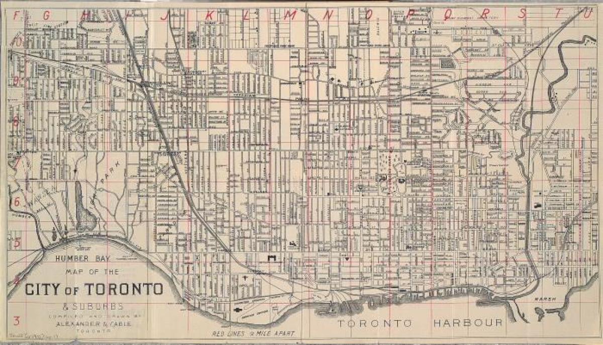 Kartu za Toronto 1902