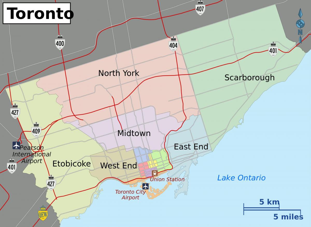 Kartu za Toronto Grad