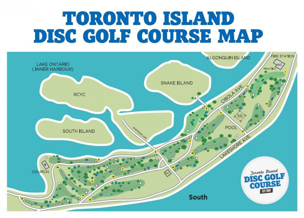 Kartu za Toronto Ostrva golf terenima Torontu