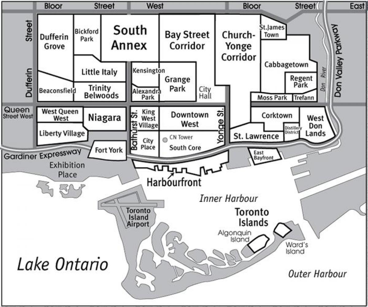 Kartu za Toronto Susjedstvu vodič