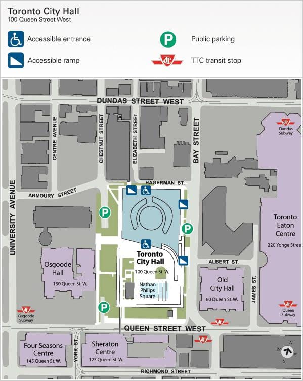 Kartu za Toronto Vijećnice