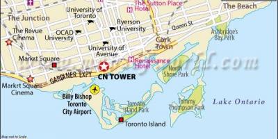 Mapa CN toranj Torontu