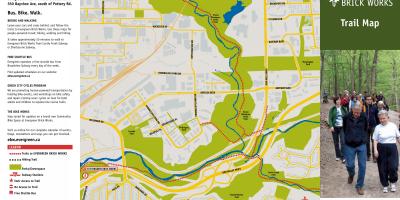 Mapa Evergrin Brickworks Torontu