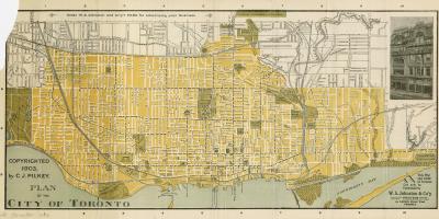 Mapu grada Torontu 1903