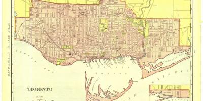 Mapa istorijski Torontu