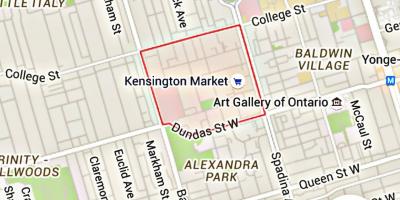 Mapa Kensington Tržištu