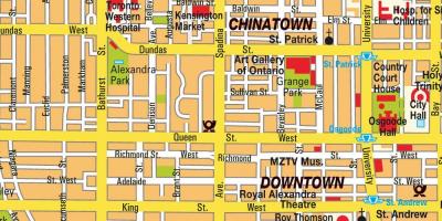Mapa kineskoj četvrti Ontario