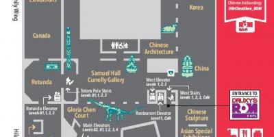 Mapa Kraljevski Ontario Muzej nivo 1