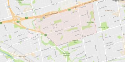 Mapi od Javora Leafneighbourhood Torontu