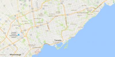 Mapu Nove Torontu distriktu Torontu