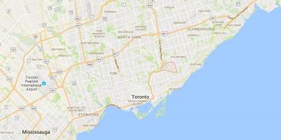 Mapa o'konor–Parkview distriktu Torontu