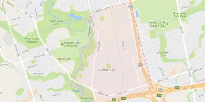 Mapa Pelmo Park – Humberlea susjedstvu Torontu