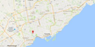 Mapa Stari Mlin susjedstvu Torontu