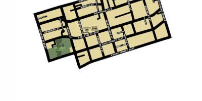Mapa Susjedstvu Stari Grad Torontu