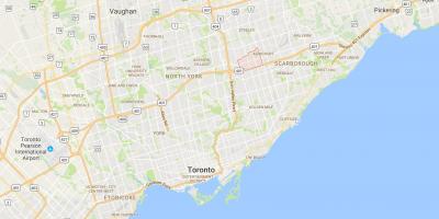 Mapa Tam O'Shanter – Sullivandistrict Torontu