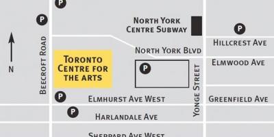 Kartu za Toronto centar za umjetnost