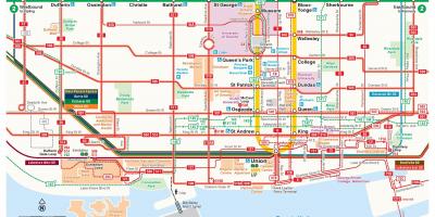 Mapa TTC u centru