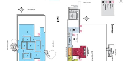 Mapa Umjetničku Galeriju u Ontariju nivo 3