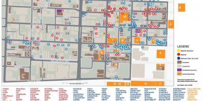 Mapa Zabavu Distriktu Torontu informacije